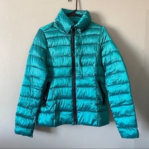 A.N.A Packable Emerald Lightweight Puffer Jacket